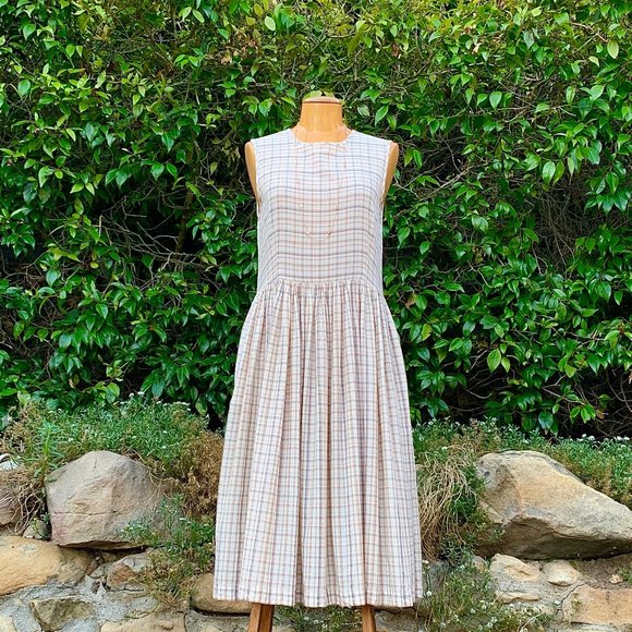 The Great. pastoral prairie gingham dress - Picture 3 of 6